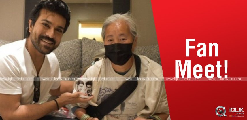 charan-meets-his-old-lady-fan-in-japan