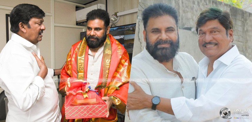 Nata Kireeti Rajendra Prasad Meets Deputy CM Pawan Kalyan; Felicitated on Receiving Padma Shri