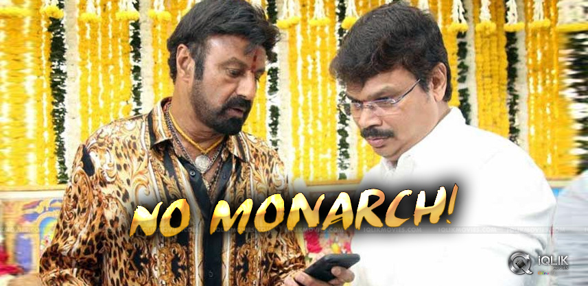 monarch-not-the-title-of-balayya-boyapati-film