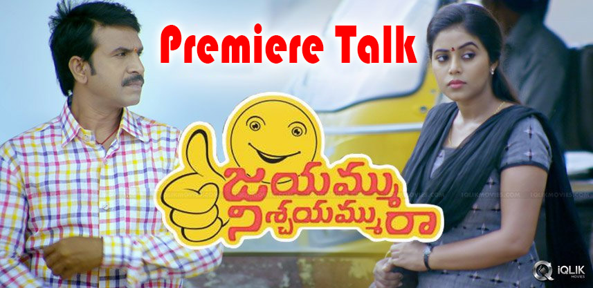 jayammunischayammuraa-premiere-talk-details