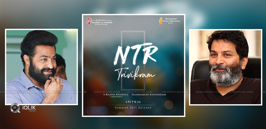 NTR-30-Project-With-Trivikram-Officially-Announced