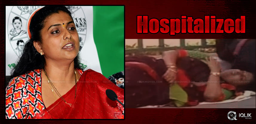 actress-roja-hospitalized-after-protest-at-assembl