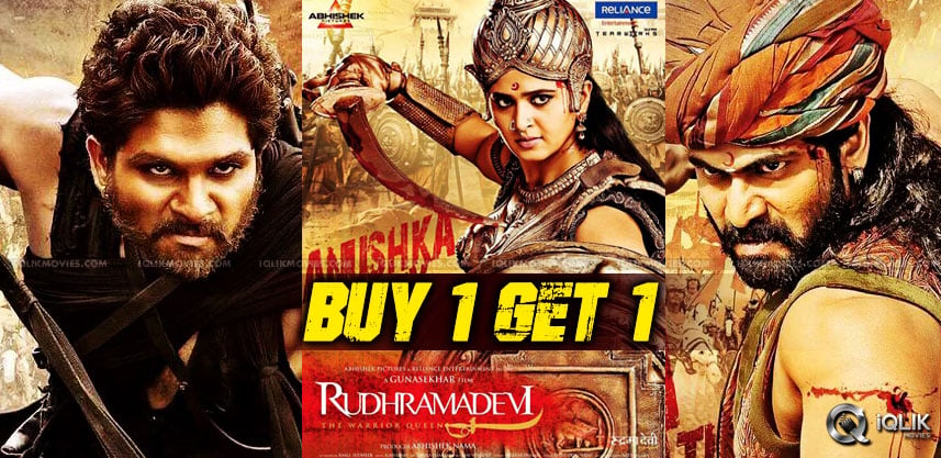 rudramadevi-movie-buy-1-get-1-offer-in-usa