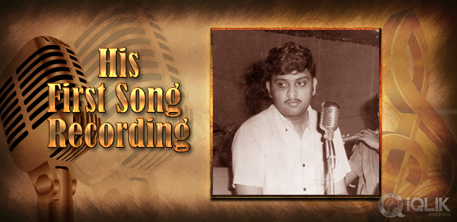 SPBalasubrahmanyam-First-Song-Recording-Saga