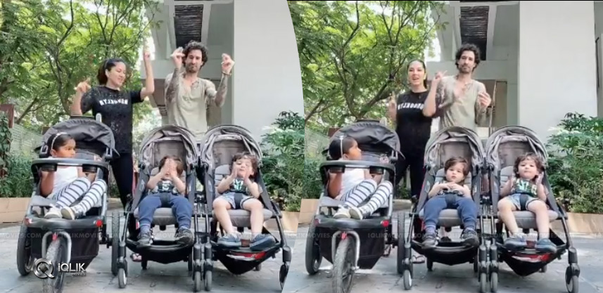 sunny-leone-dancing-with-her-kids