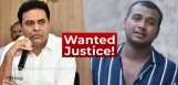 Rahul-Sipligunj-demands-justice-from-KTR