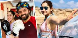 sayyesha-learn-boxing-from-her-husband-arya