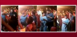 chiru-dances-for-bangaru-kodipetta-with-wife-surekha