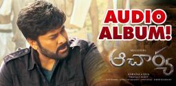 acharya-audio-details