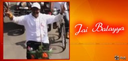 balakrishna-promotional-bicycle-rally-in-hindupur