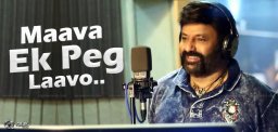 balakrishna-maava-ek-peg-laavo-song-details