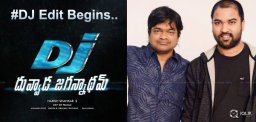 allarjun-duvvadajagannadham-editing-started