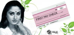 Jayaprada's first remuneration was...?
