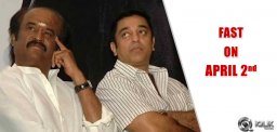 Rajinikanth-and-Kamal-to-fast-on-April-2