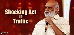 kraghavendrarao-struck-in-hyderabadtraffic-jam